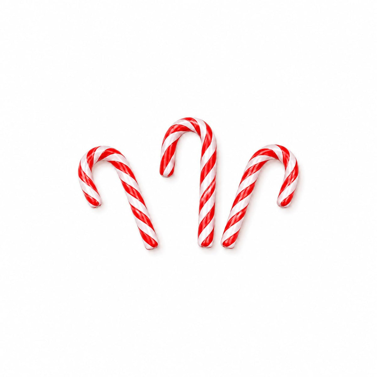 Fruidles Christmas Mini Candy Canes 100 Pack Peppermint Flavor, Individually Wrapped, 2" Inch,