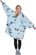 Catalonia Oversized Sherpa Hoodie Blanket Wearable Sweatshirt for Adults