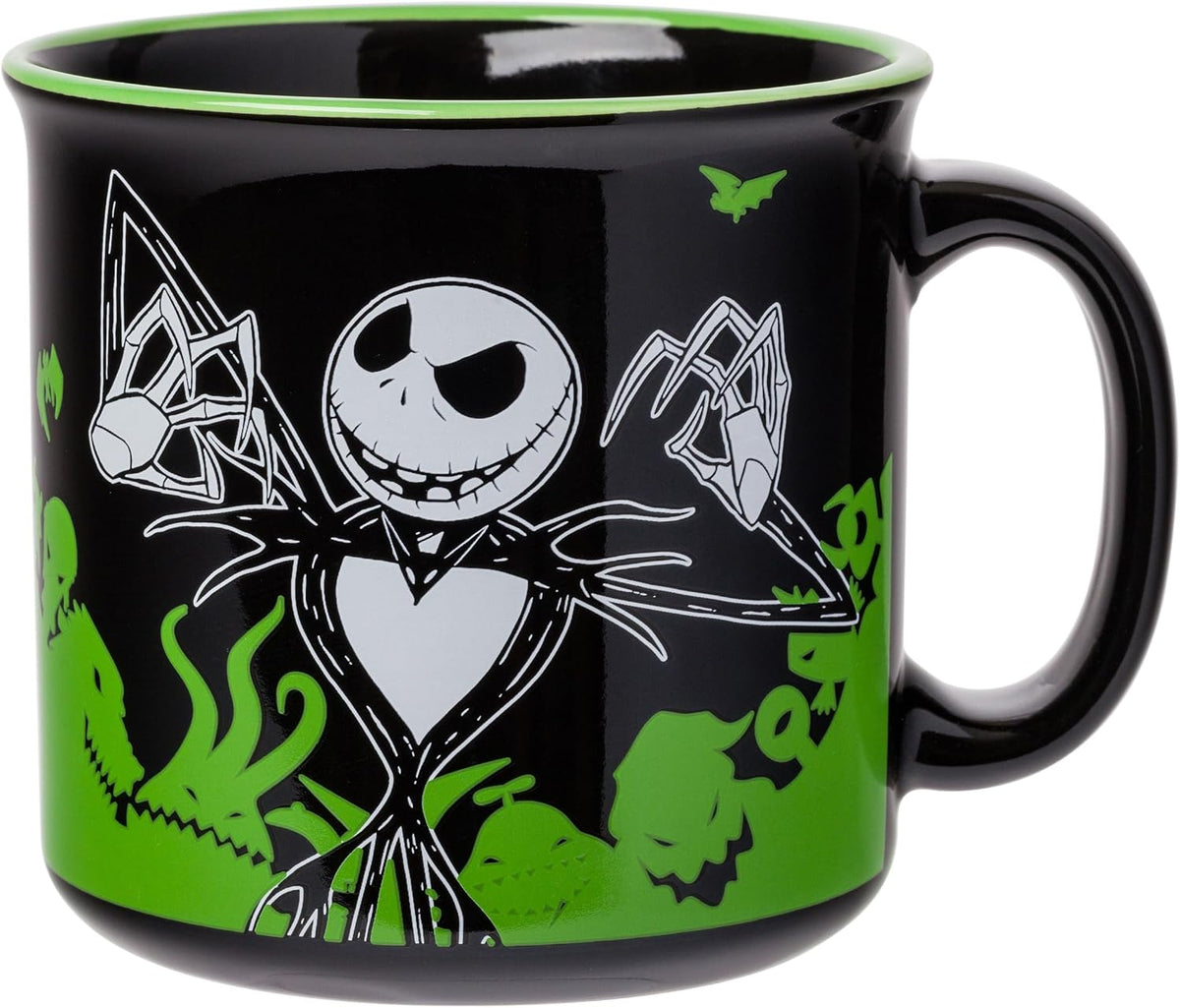 Silver Buffalo Disney Nightmare Before Christmas, Ceramic Camper Mug, 20oz