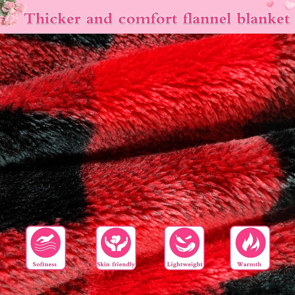 KPBLIS Wearable Blanket Hoodie Gifts for Women Men, Cozy Hoodie Blankets Sweatshirt Christmas Birthday Gifts for Women Mom Wife, Warm Fleece Hooded Blanket with Sleeves for Adults, Red Buffalo Plaid