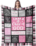 CUJUYO Christian Gifts for Women, Christian Birthday Gifts Blanket 60"x50"