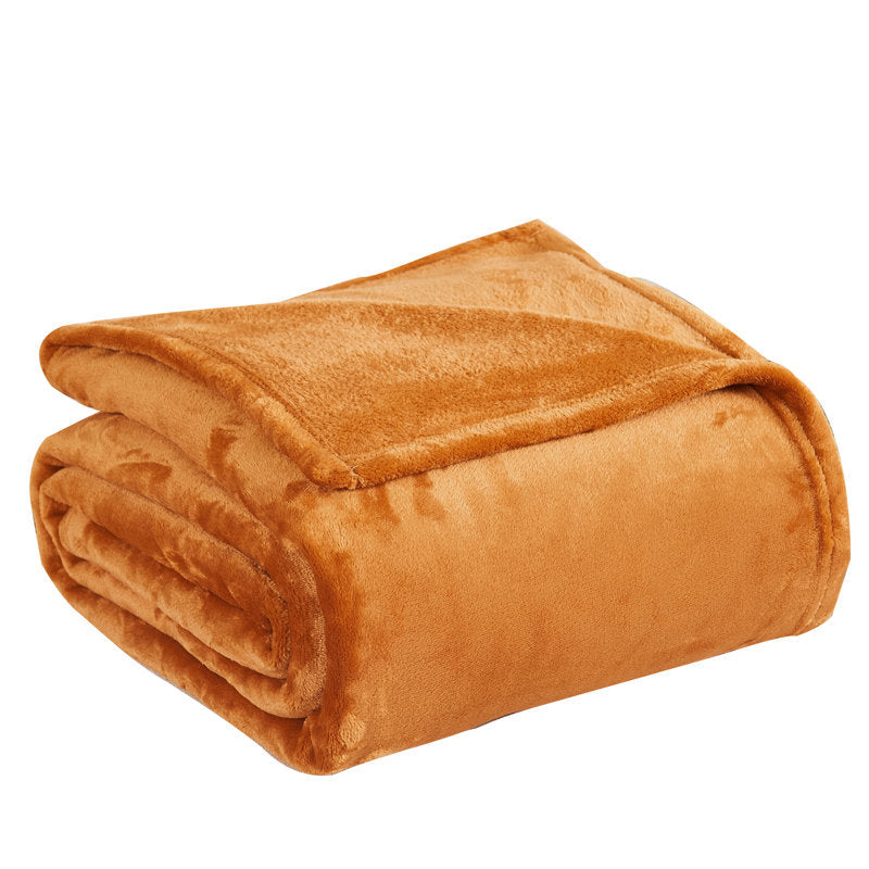 Christmas Solid Color Flannel Fleece Blanket