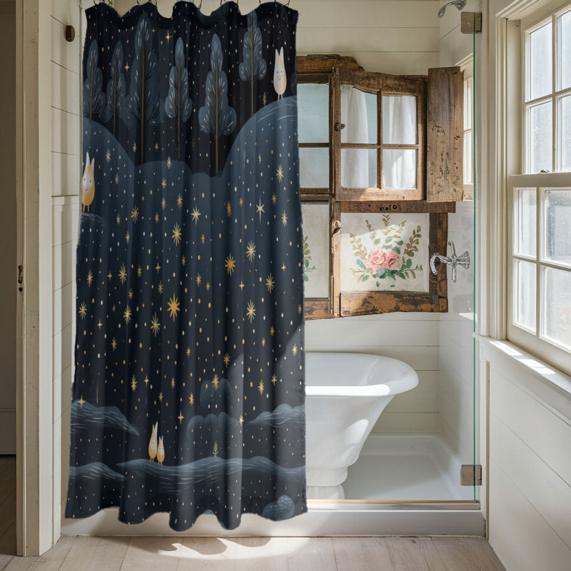 Christmas Stars - Premium Shower Curtain