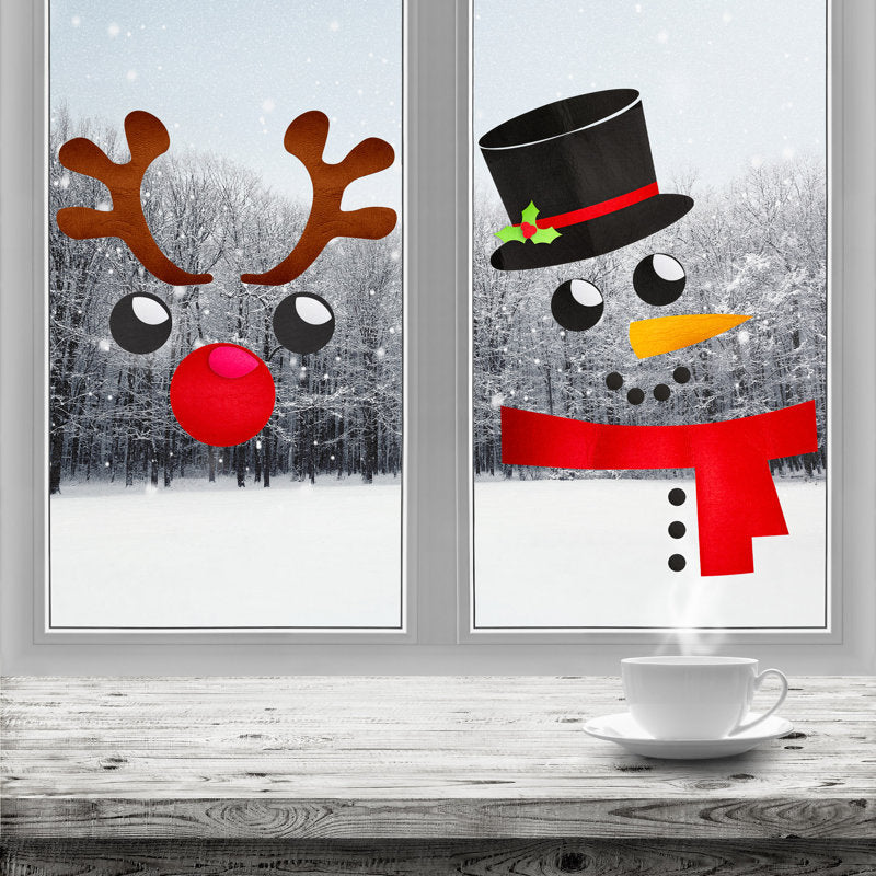 Diy Christmas Reindeer Wall Decal