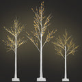 Integrated LED Pre-Lit Birch Tree Set