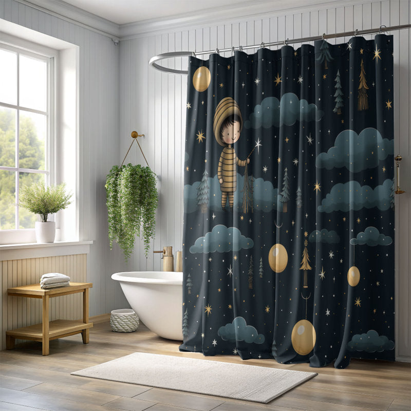 Jolly Night - Premium Shower Curtain