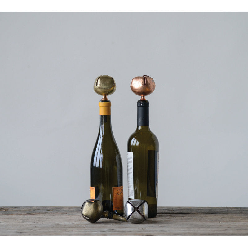Metal Bottle Stopper with Bell