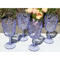 Paisley Plastic Wine Glasses Set of 4