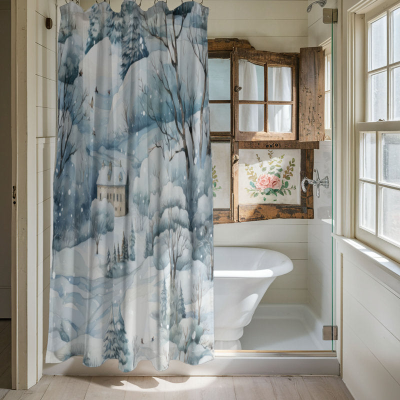 Polar Playground - Premium Shower Curtain