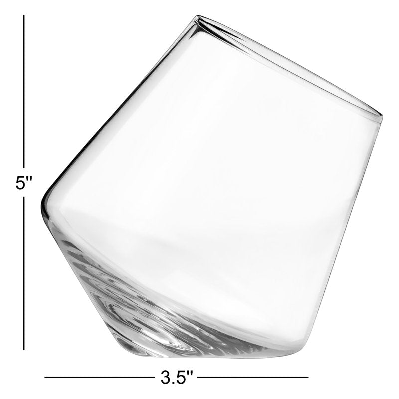 Raye Rolling Crystal Wine Glasses
