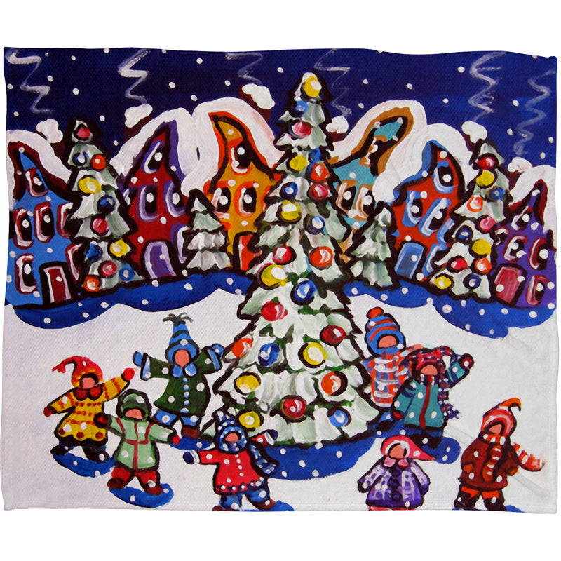 Renie Britenbucher Knitted Throw Blanket