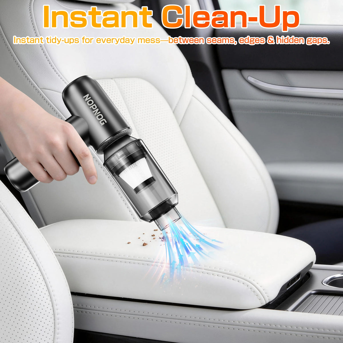 Car Vacuum Cleaner Air Duster Electric Dust Collector Air Blower Turbo Fan Cleaning Tools Hair Dryer Auto Accessories for Home Outdoors Camping Truck RV Trailer Universal