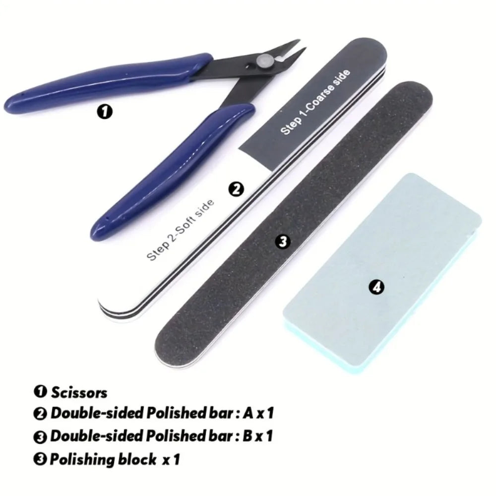26pcs Model Basic Tools Craft Model Car Hobby Building Repairing Assembly Tool Beginner Handmade Scissors Tweezers
