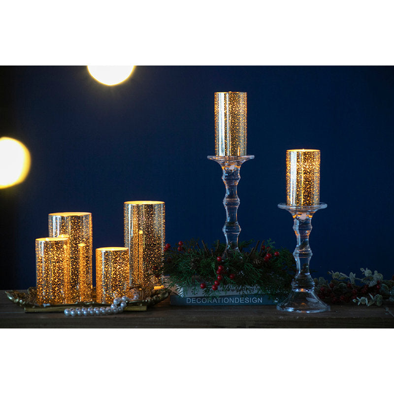 Christmas Tree Scented Tumbler Candle with Ceramic Holder