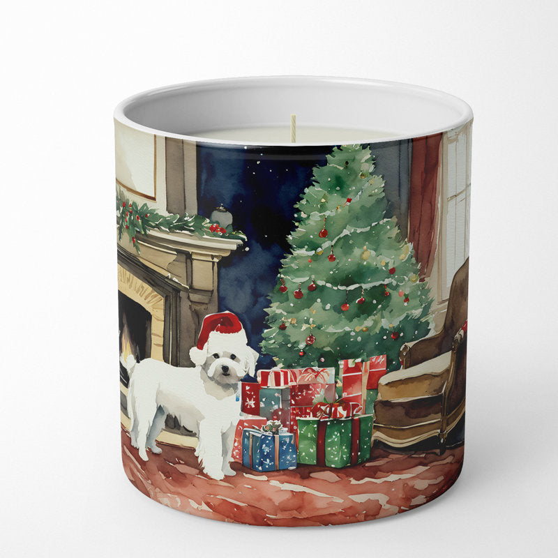 Christmas Tree Scented Tumbler Candle with Ceramic Holder