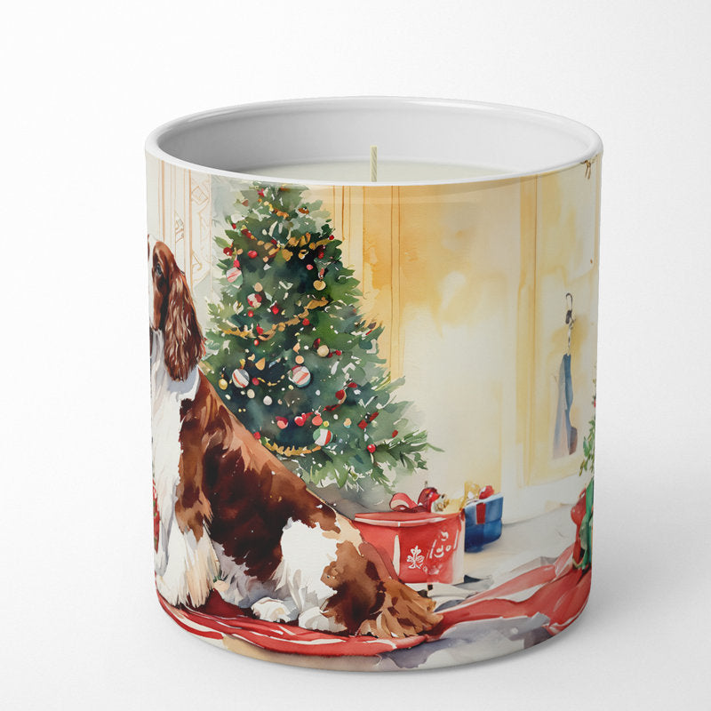 Gingerbread Cookies Scented Tumbler Candle with Ceramic Holder