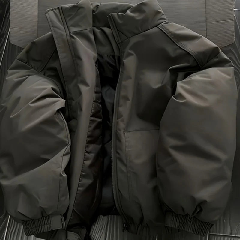 2025 new winter cotton jacket, cotton coat, men's thick warm bread jacket, sports and casual cool jacket